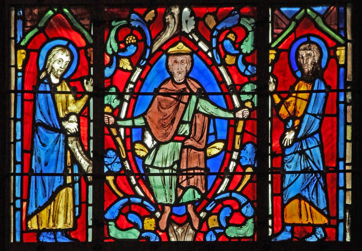 Window w6R the Tree of Jesse: profetas e reis de French School