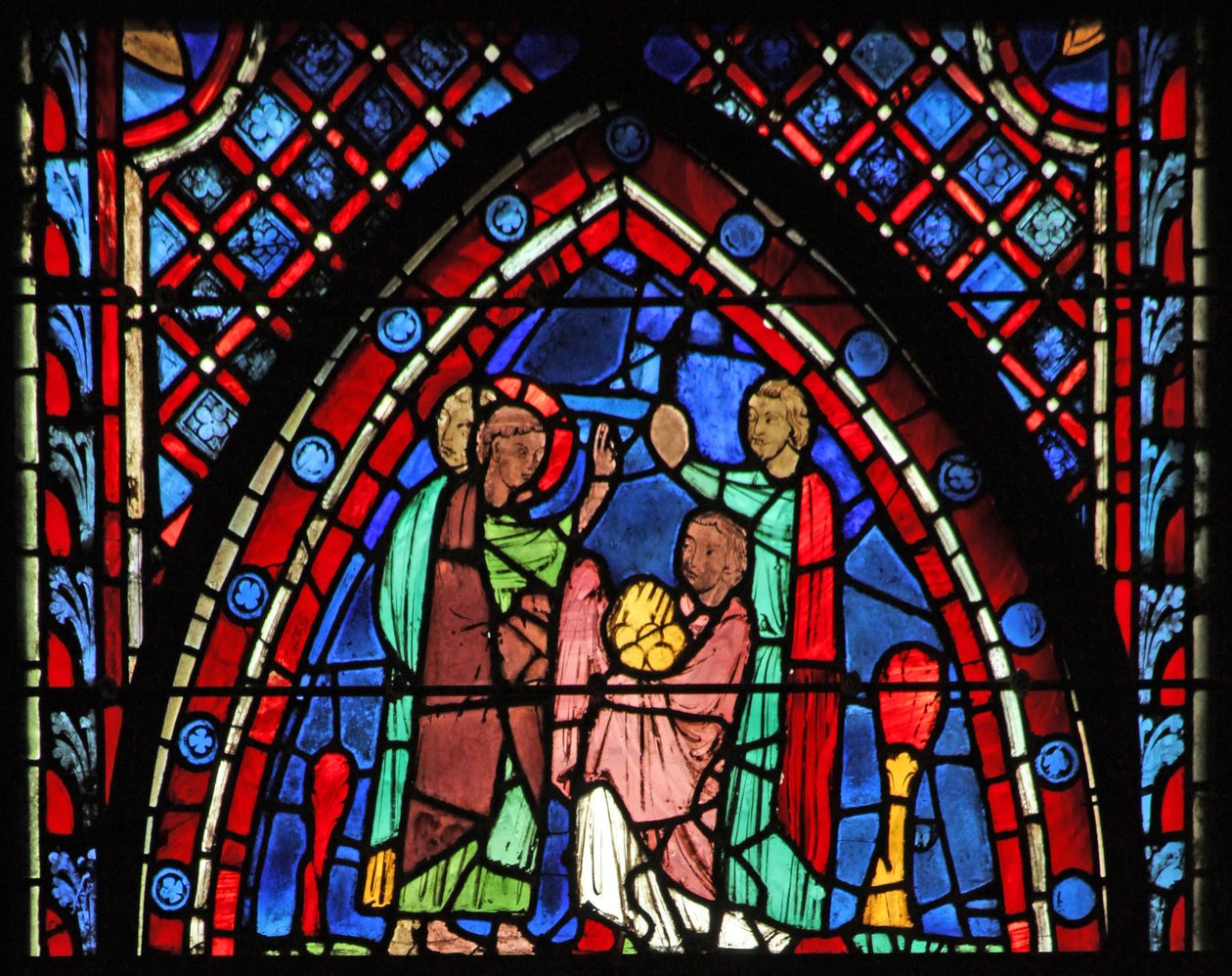 Window w7 St John: transforma folhas em ouro de French School