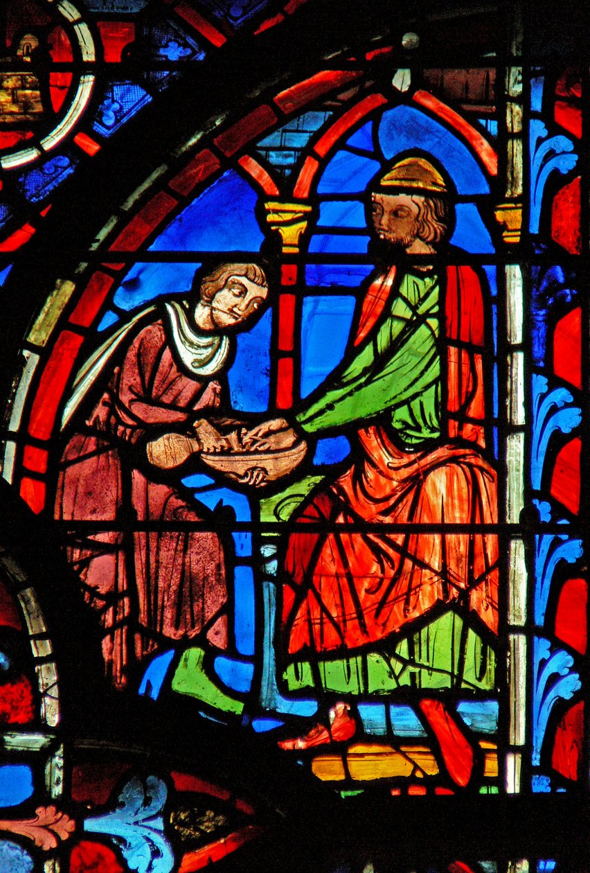 Janela w8 Pilate Lavando as mãos de French School
