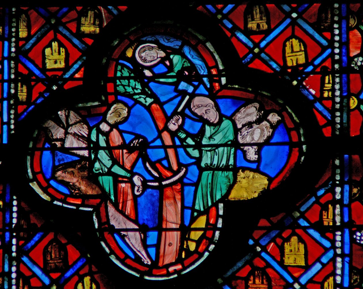 Janela do sonho de Nabucodonosor: a grande árvore é derrubada. Dan IV 14 de French School