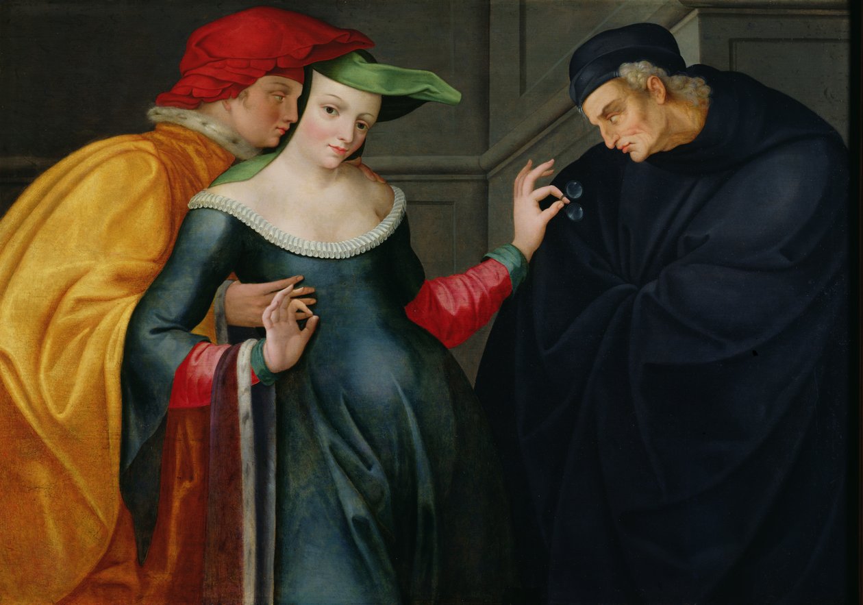 Mulher entre duas idades de French School
