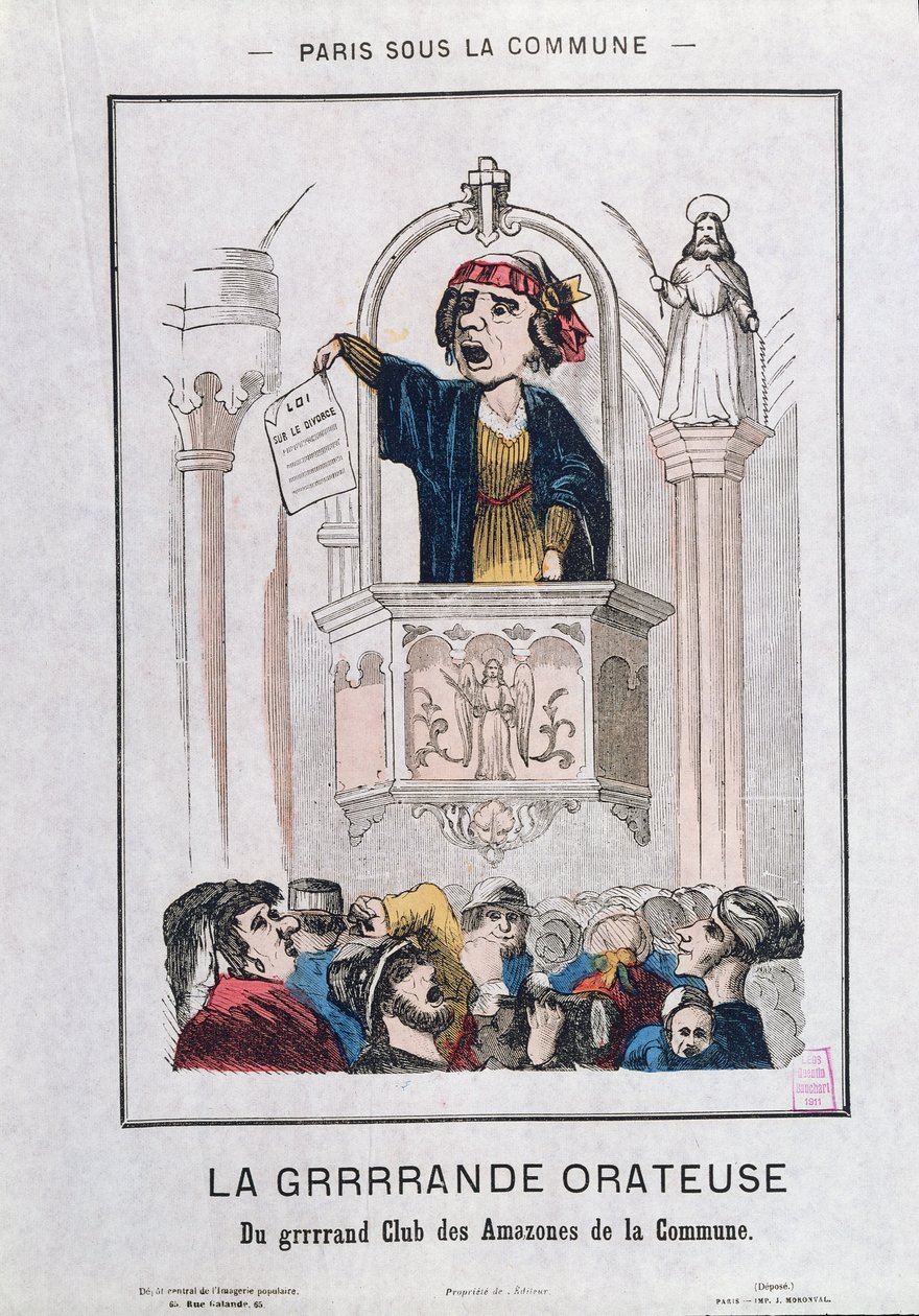 Clube das Mulheres durante a Comuna de 1871 de French School