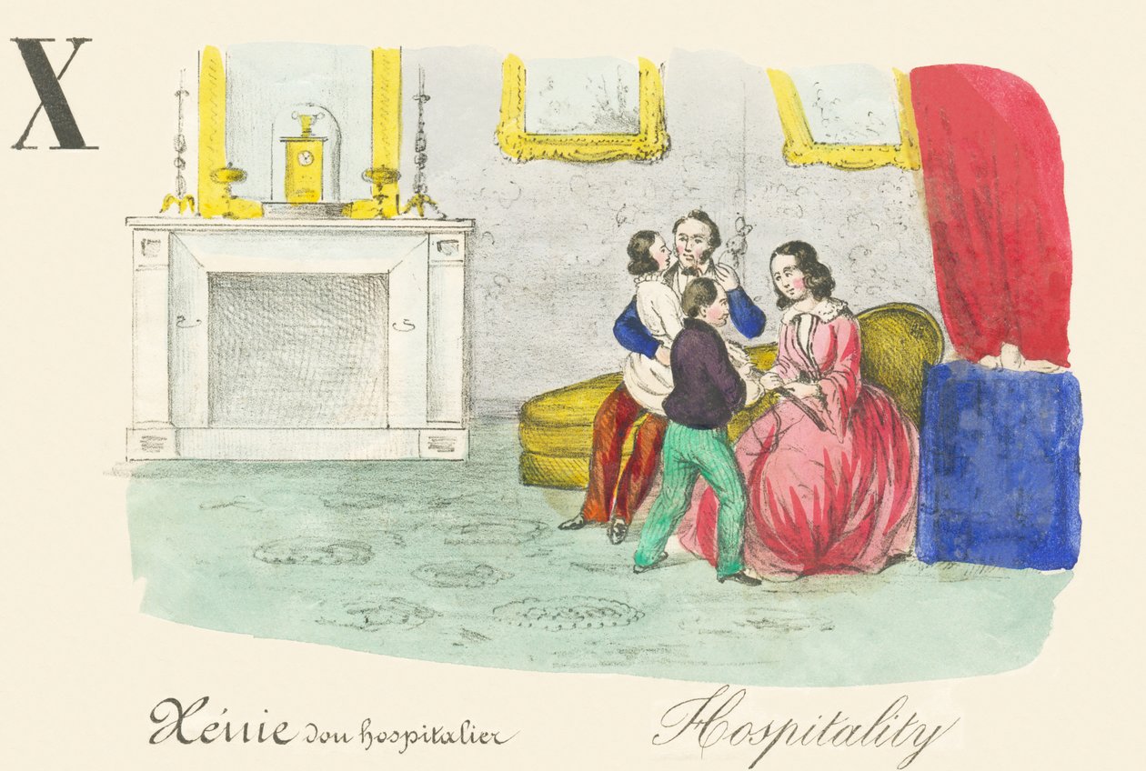 X: Xenie dou hospitalier - Hospitalidade de French School