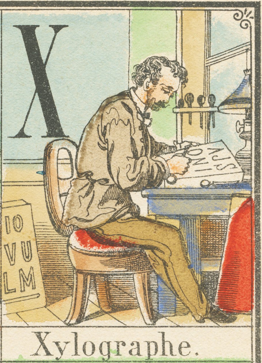 X: Xilogravura de French School
