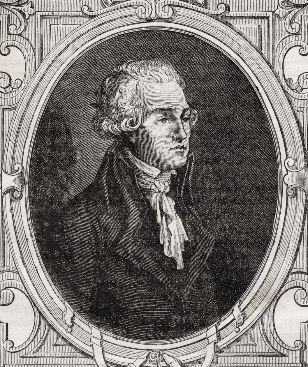 Jovem Robespierre, de &39;História da Revolução Francesa&39; de Louis Blanc (1811-82) de French School