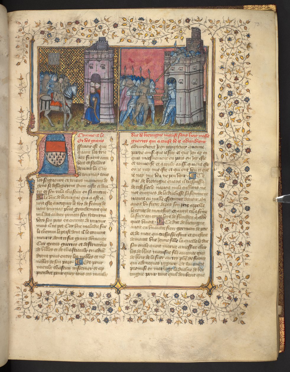 f. 73: Sítio de Brest, de 