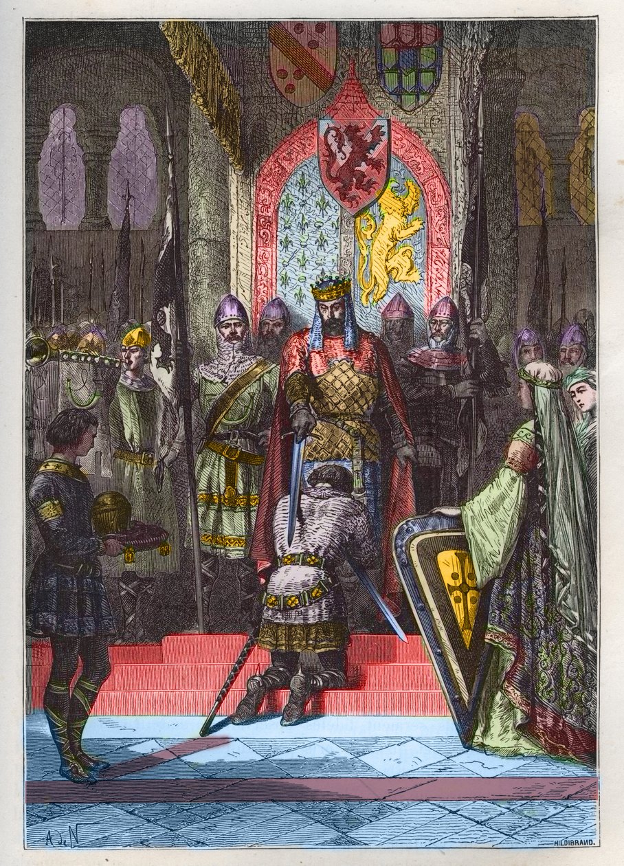 cavaleiro - The Accolade - La Chevalerie - Suavidade de um cavaleiro - L