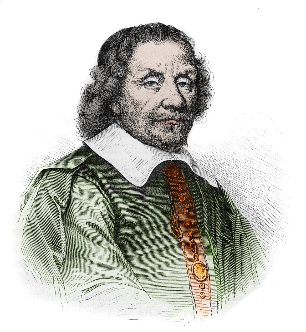 retrato de Anthonie (Antonius) Heinsius 1641-1720 - estadista holandês - gravura de "L