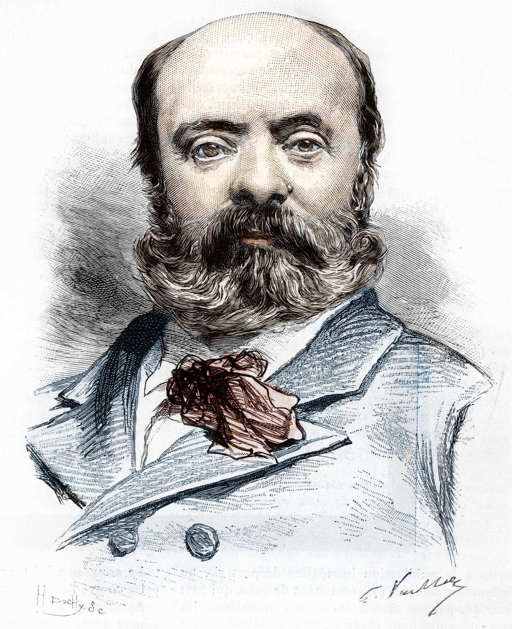 retrato de Theodore Aubanel de French School