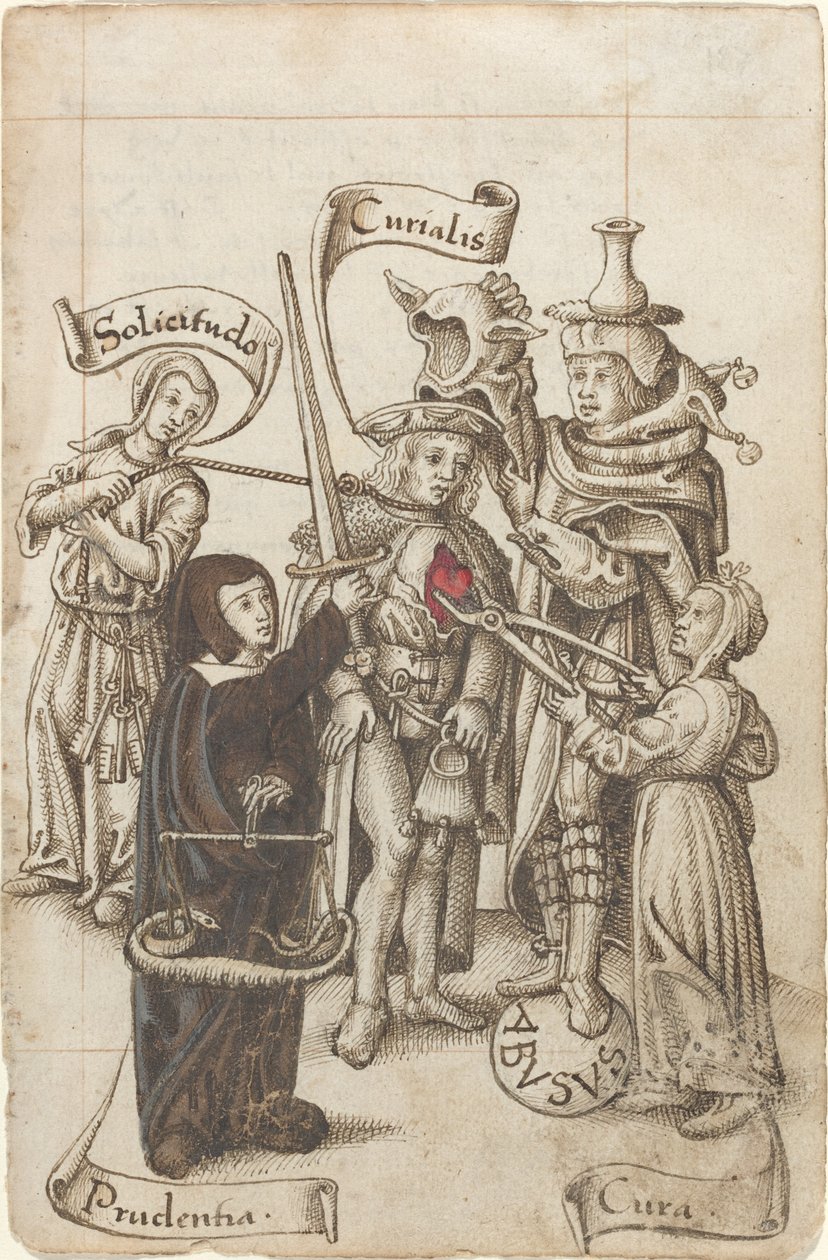 "Não coma seu coração" [fol. 22 reto] de French early 16th Century