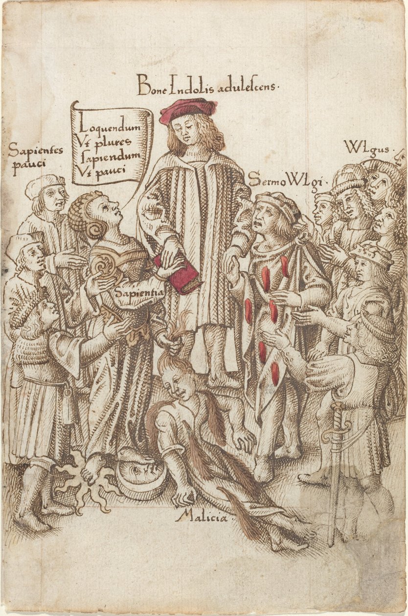"Não ande fora da via pública" [fol. 35 reto] de French early 16th Century