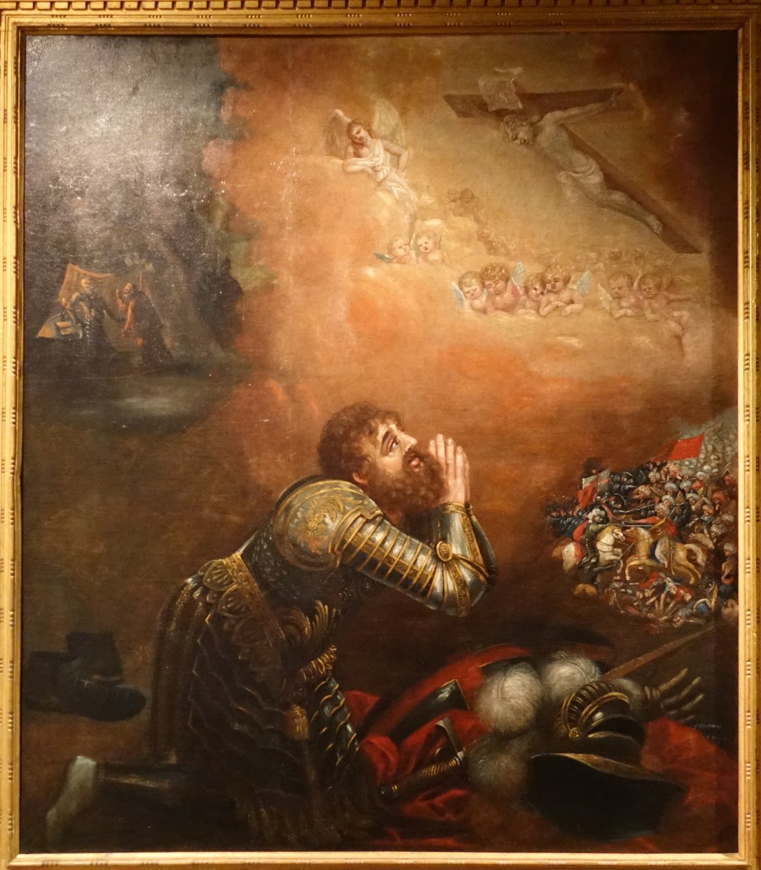 Visão de D. Afonso Henriques na Batalha de Ourique de Friar Manuel dos Reis