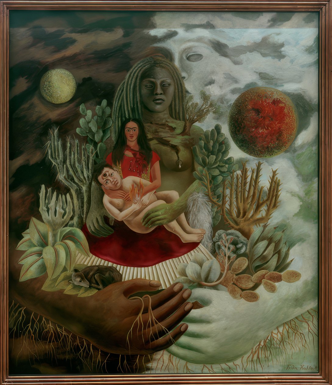 O abraço de amor do universo... de Frida Kahlo