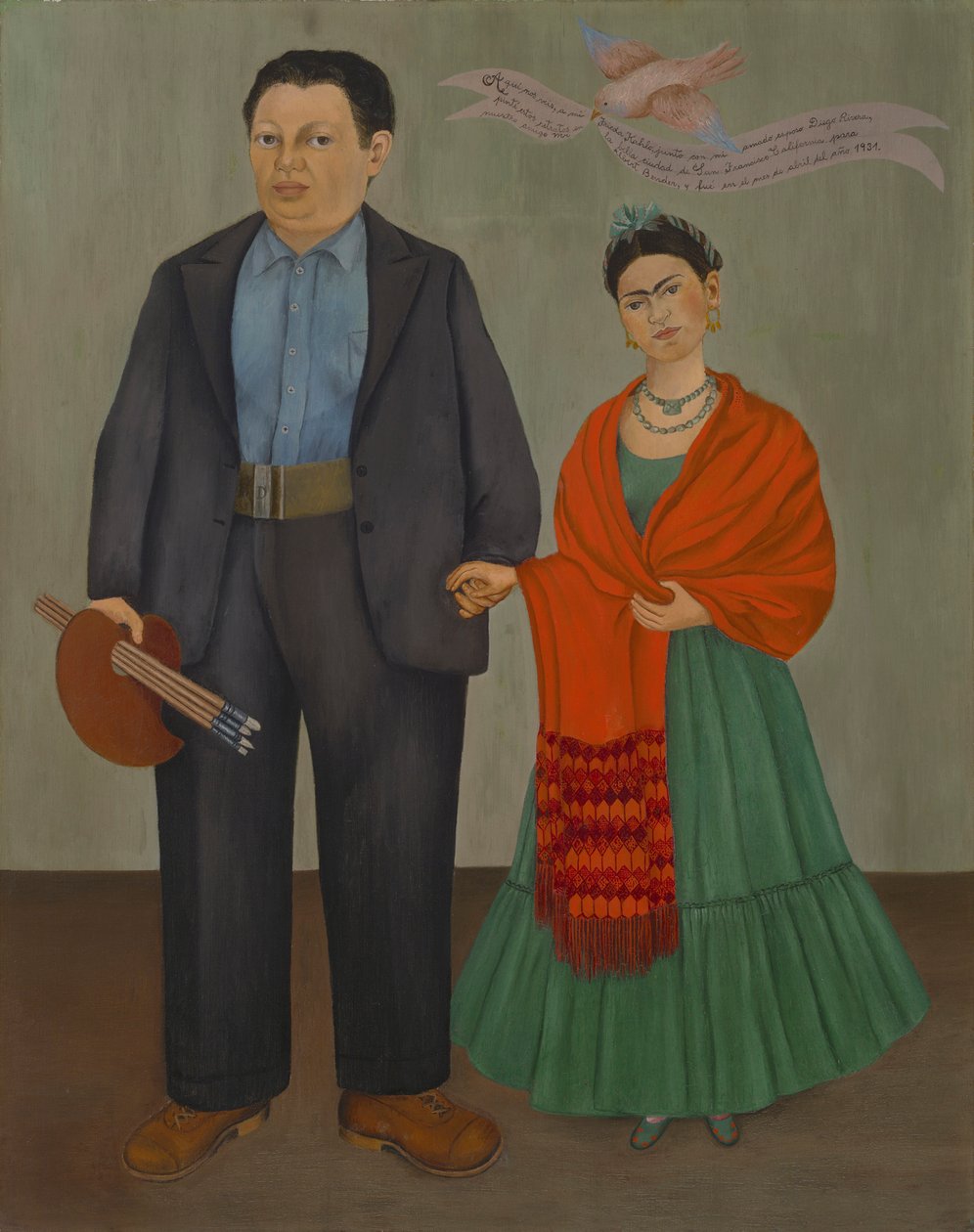 Frieda e Diego Rivera de Frida Kahlo