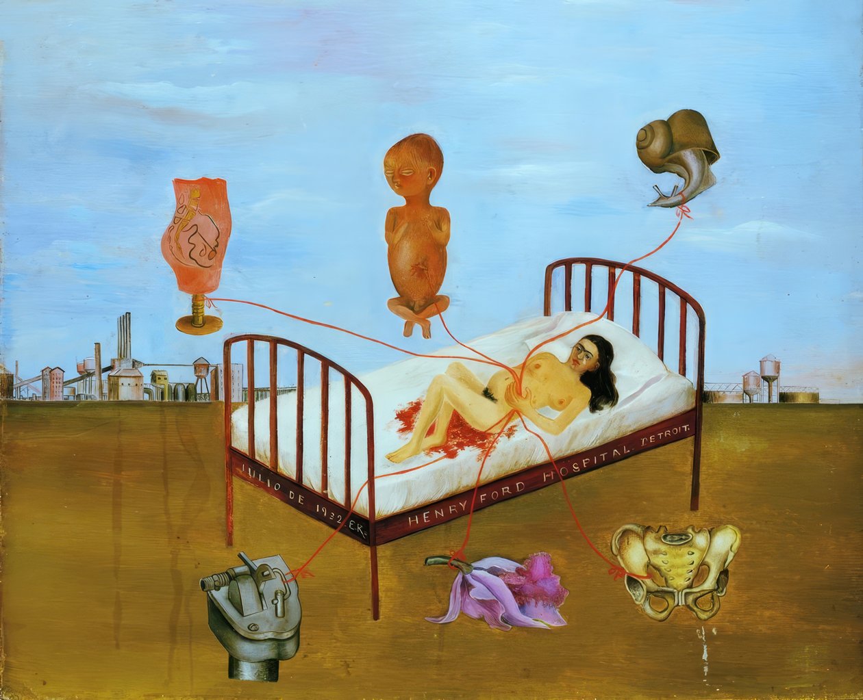 Hospital Henry Ford ou A Cama Voadora de Frida Kahlo