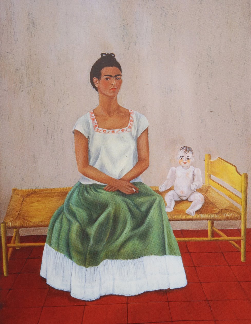 Eu e a minha boneca de Frida Kahlo