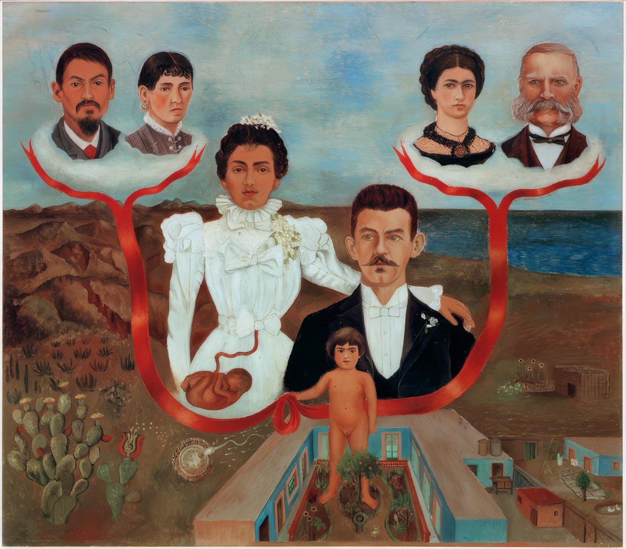 Os meus avós, os meus pais e eu de Frida Kahlo