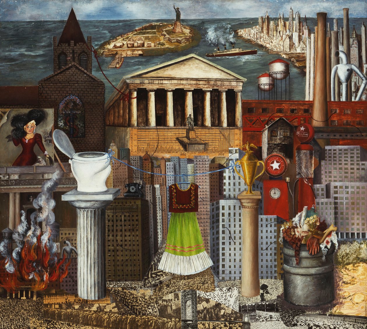 O meu vestido está pendurado aqui de Frida Kahlo