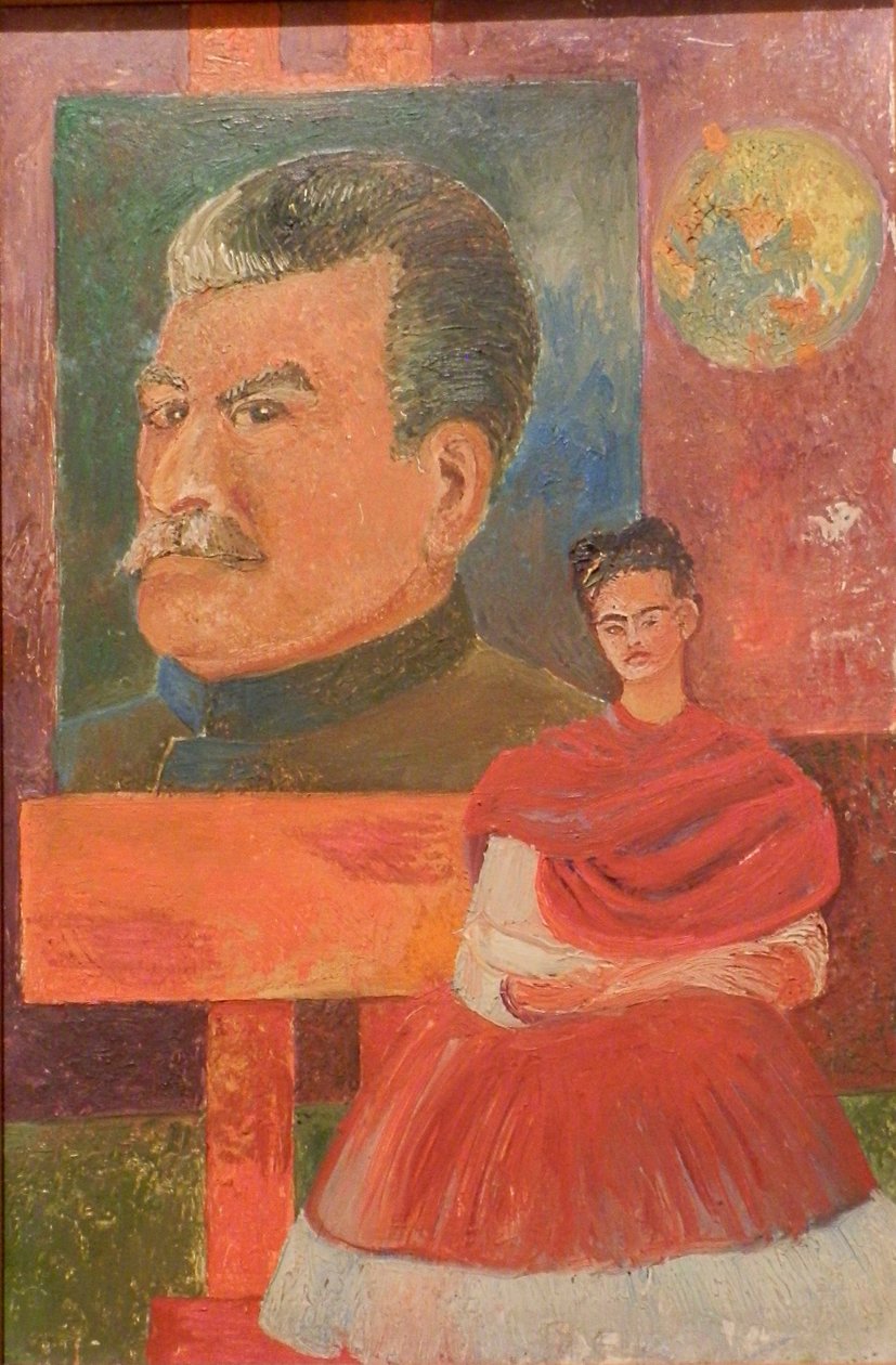 Autorretrato com Estaline de Frida Kahlo