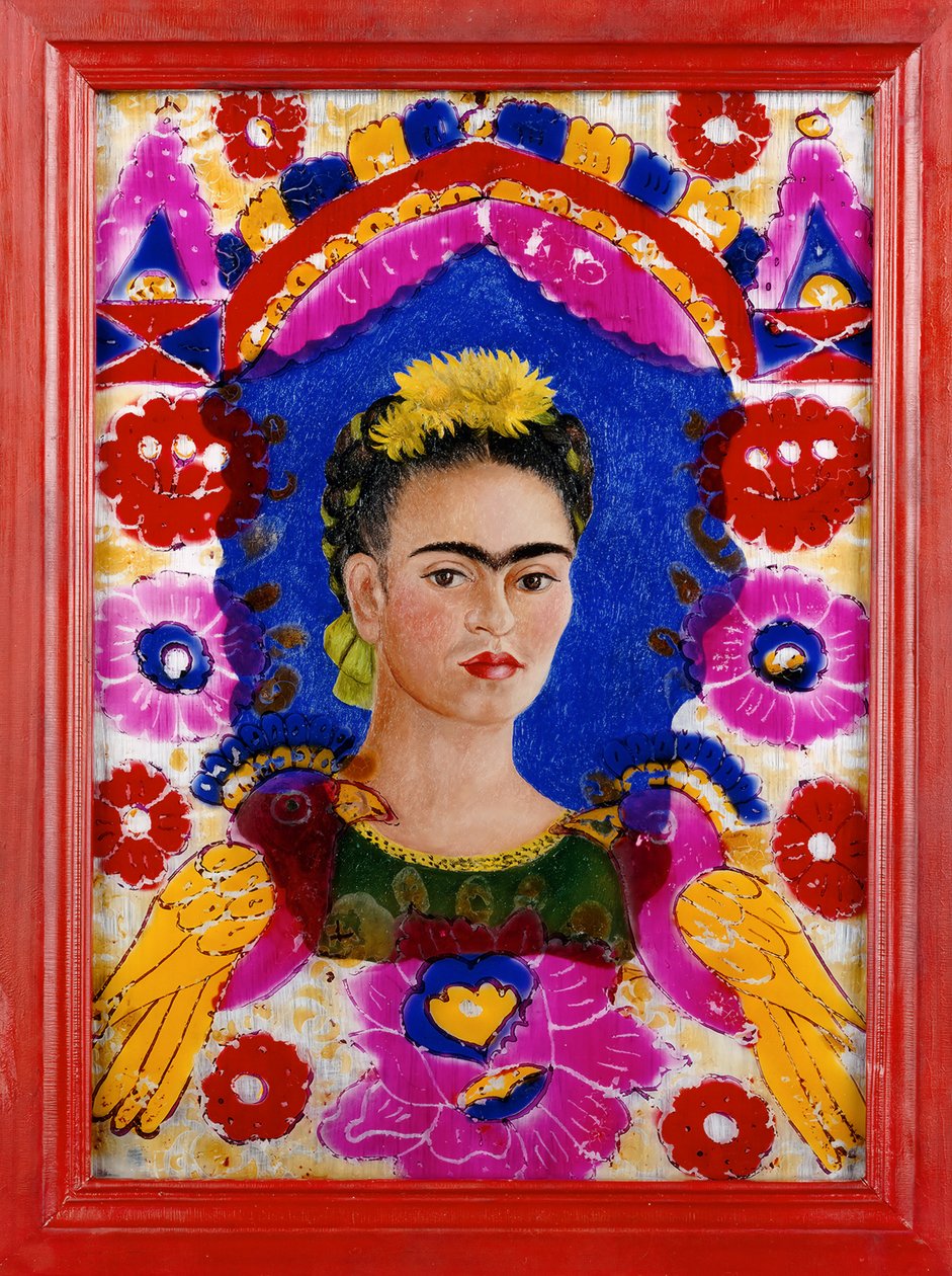 A moldura (Autorretrato) de Frida Kahlo