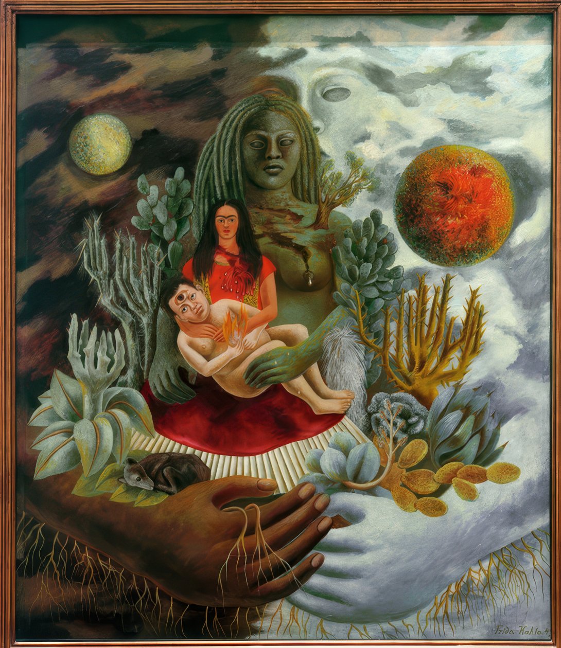 O abraço de amor do universo de Frida Kahlo