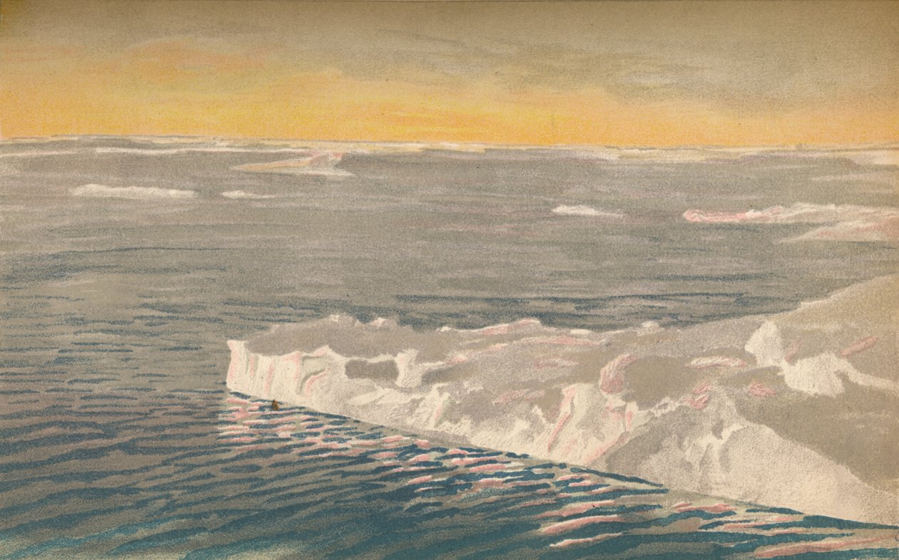 Noite entre o gelo deriva, 22 de setembro de 1893, 1897 de Fridtjof Nansen