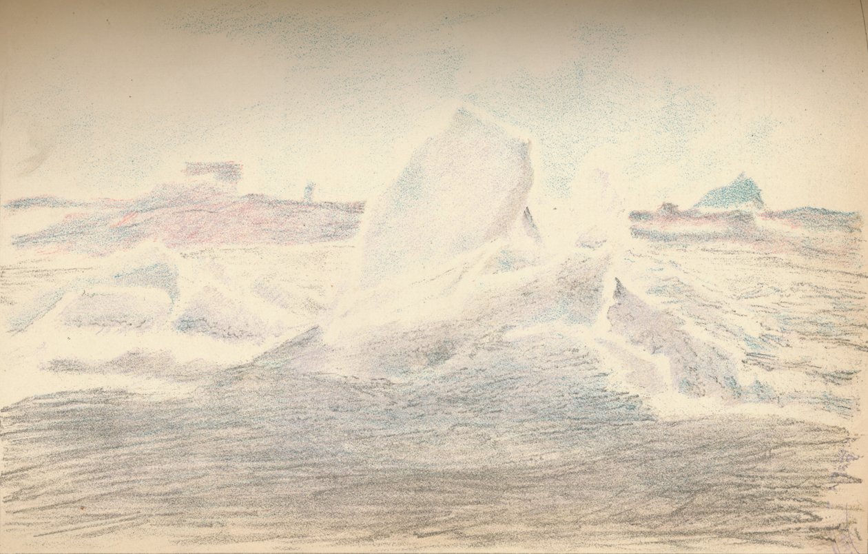Gelo perto do Fram, 4 de julho de 1894, 1897 de Fridtjof Nansen