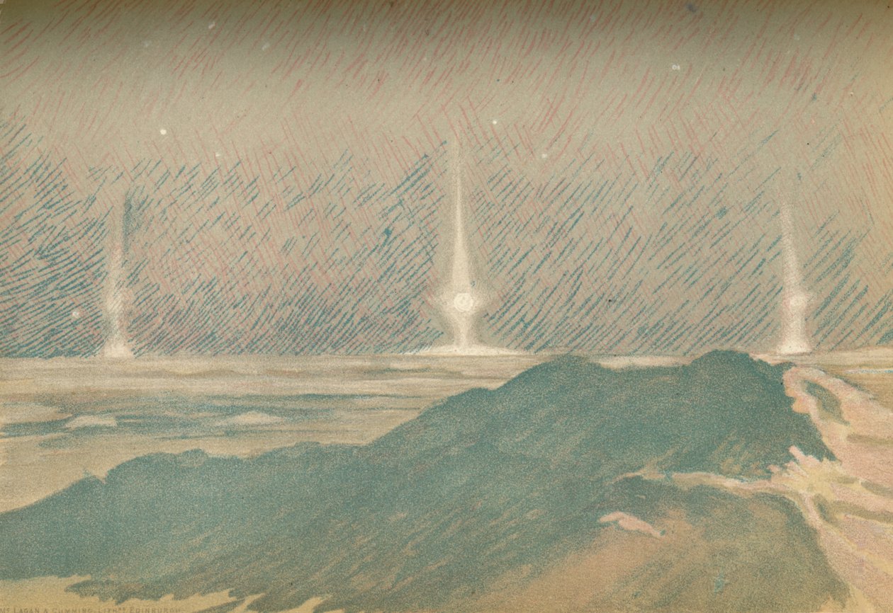 Fenômenos ao Luar no Início da Noite Polar, novembro de 1893, 1897 de Fridtjof Nansen