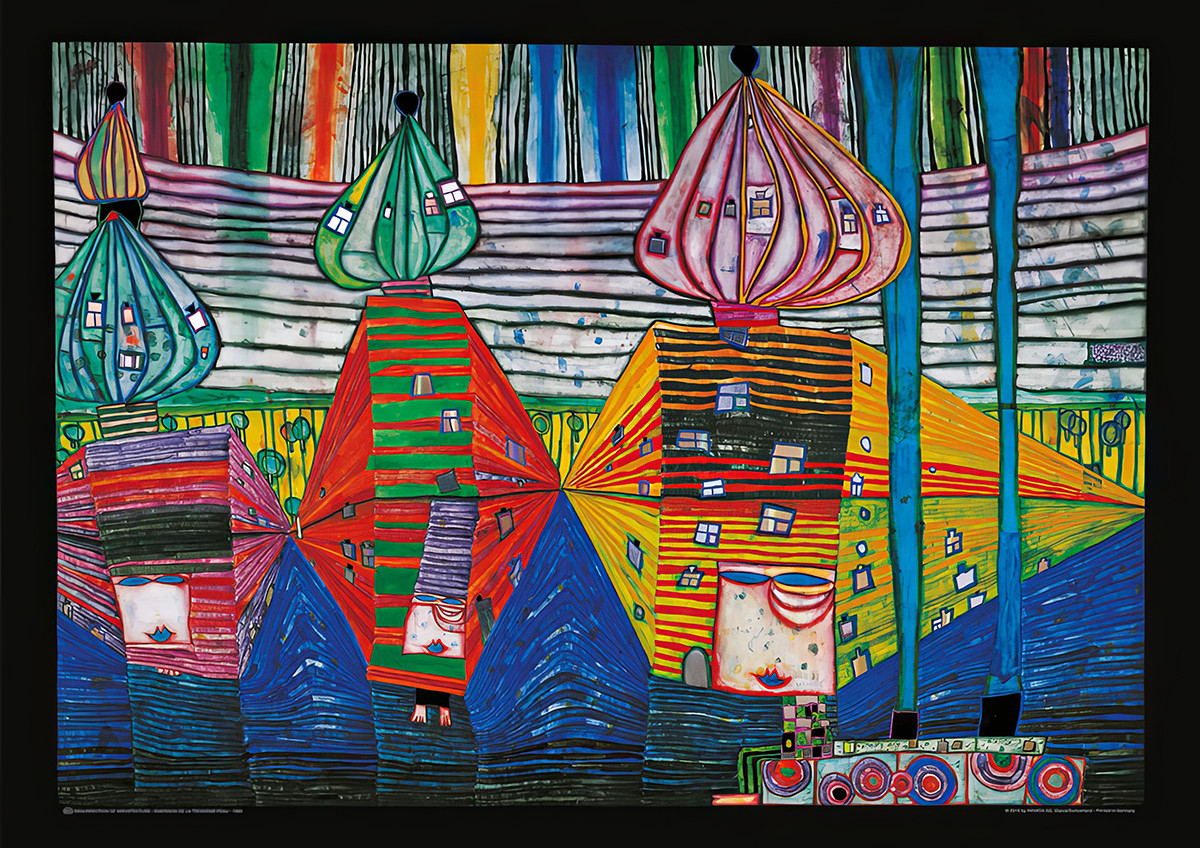 O surgimento da Terceira Pele de Friedensreich Hundertwasser