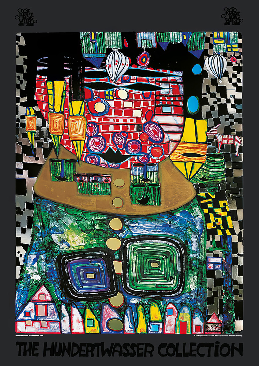 Rei das Antípodas de Friedensreich Hundertwasser