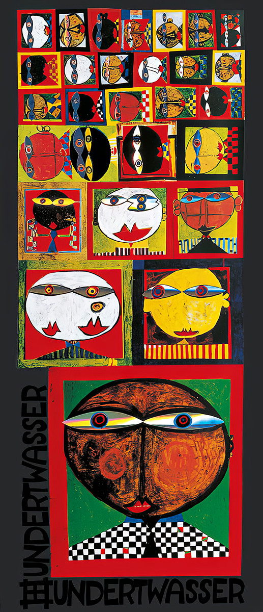 Vivemos no paraíso de Friedensreich Hundertwasser