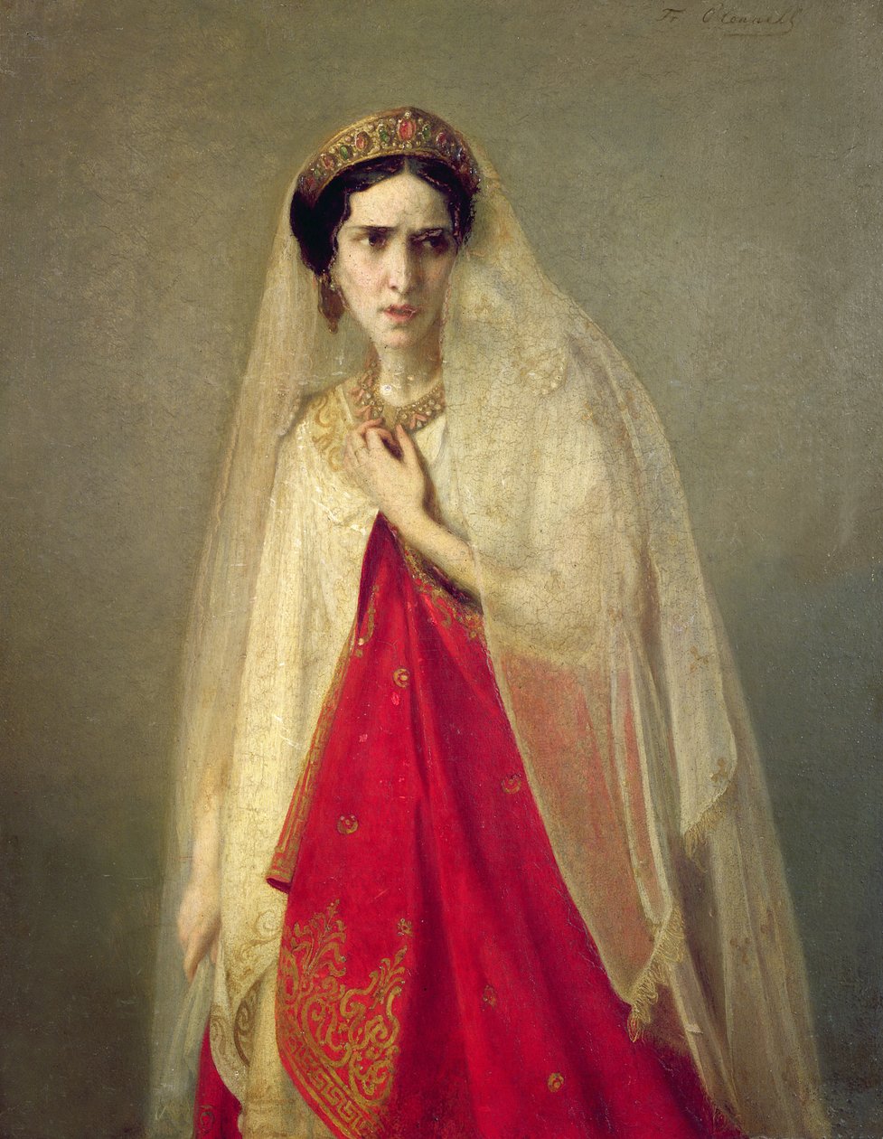Retrato de Rachel de Friederike Emile August O