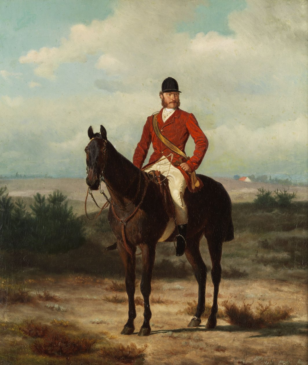 Retrato equestre do príncipe Charles da Prússia (1801-1883) de Friedrich Anton Kilp