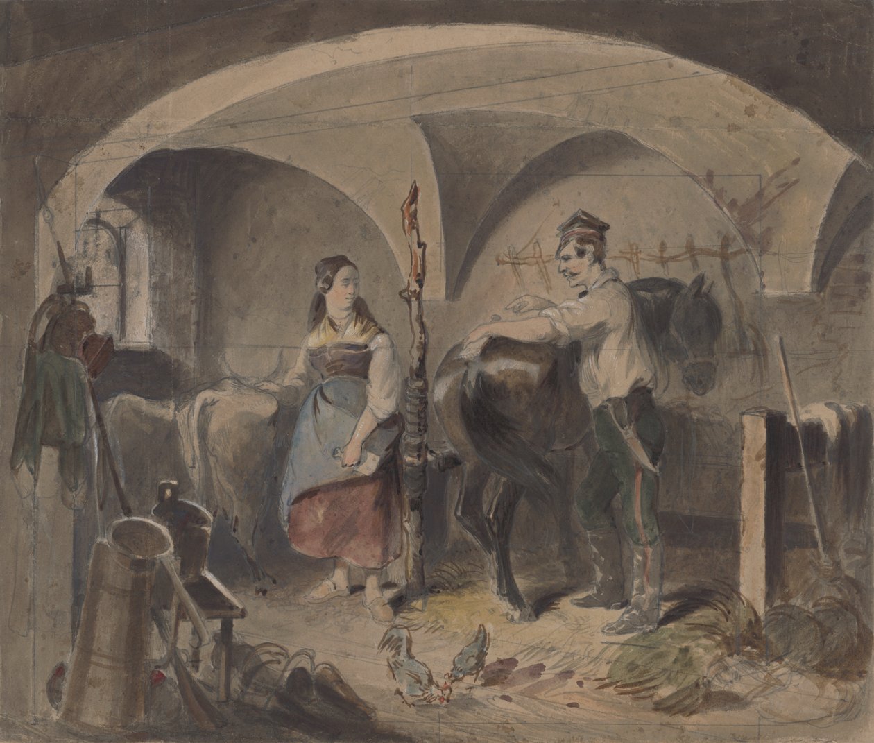 Nos Estábulos II de Friedrich Carl von Scheidlin