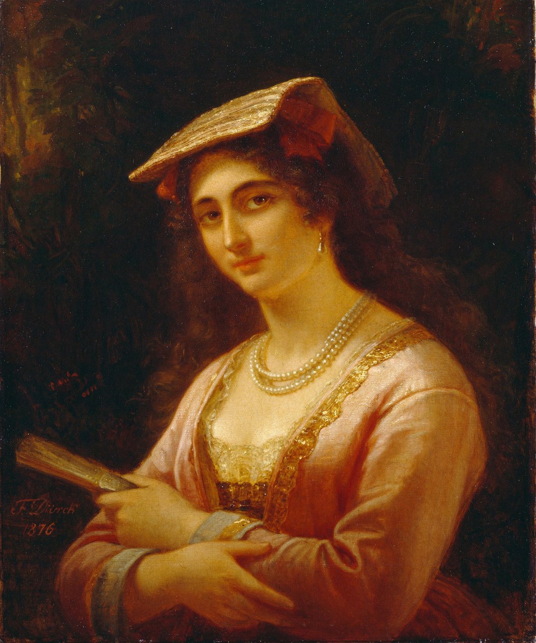 Uma mulher napolitana de Friedrich Dürck