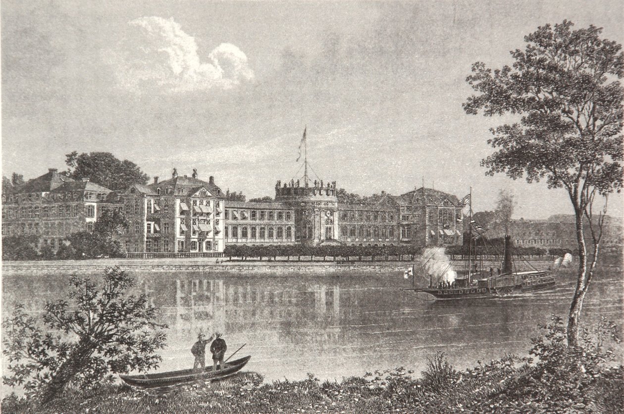 Castelo de Biebrich de Pierre Joseph Redouté