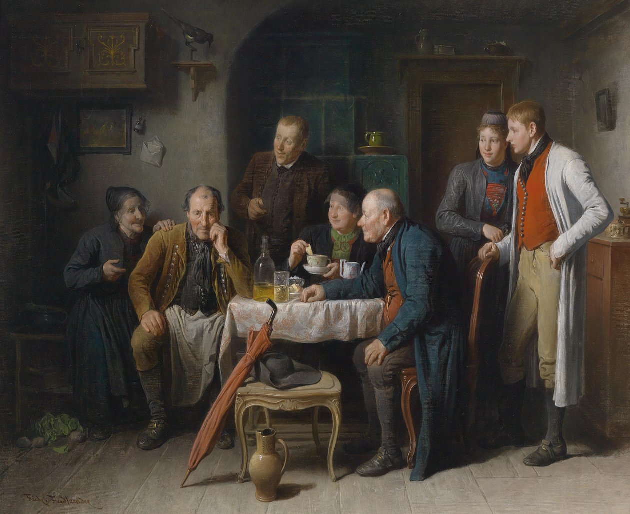O namoro de Friedrich Friedlander