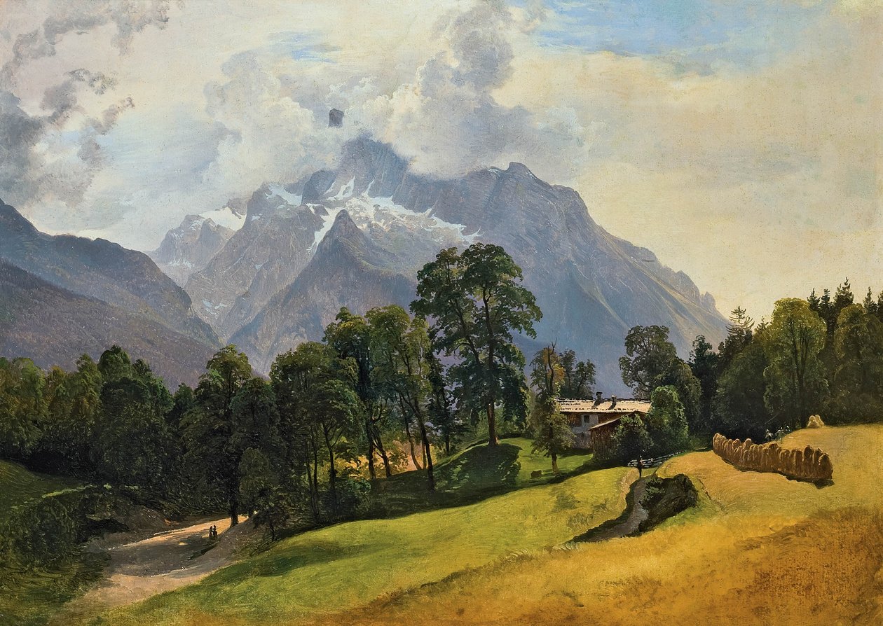 O alto Steinberg perto de Berchtesgaden de Friedrich Gauermann