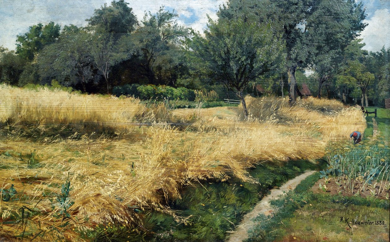 colheita de aveia de Friedrich Kallmorgen