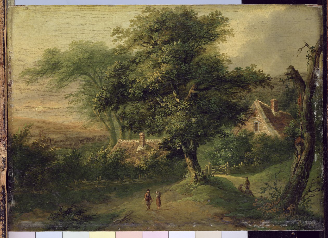 Paisagem, 1827 de Friedrich Rosenberg