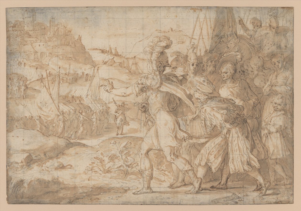 O cerco de Faesulae (Fiesole) de Friedrich Sustris