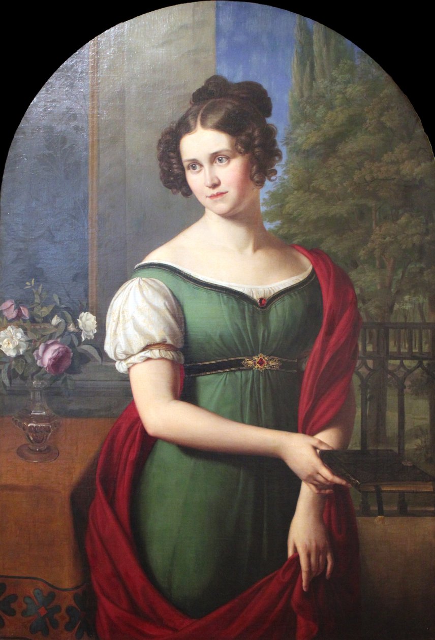 Retrato Lili Parthey de Friedrich Wilhelm von Schadow
