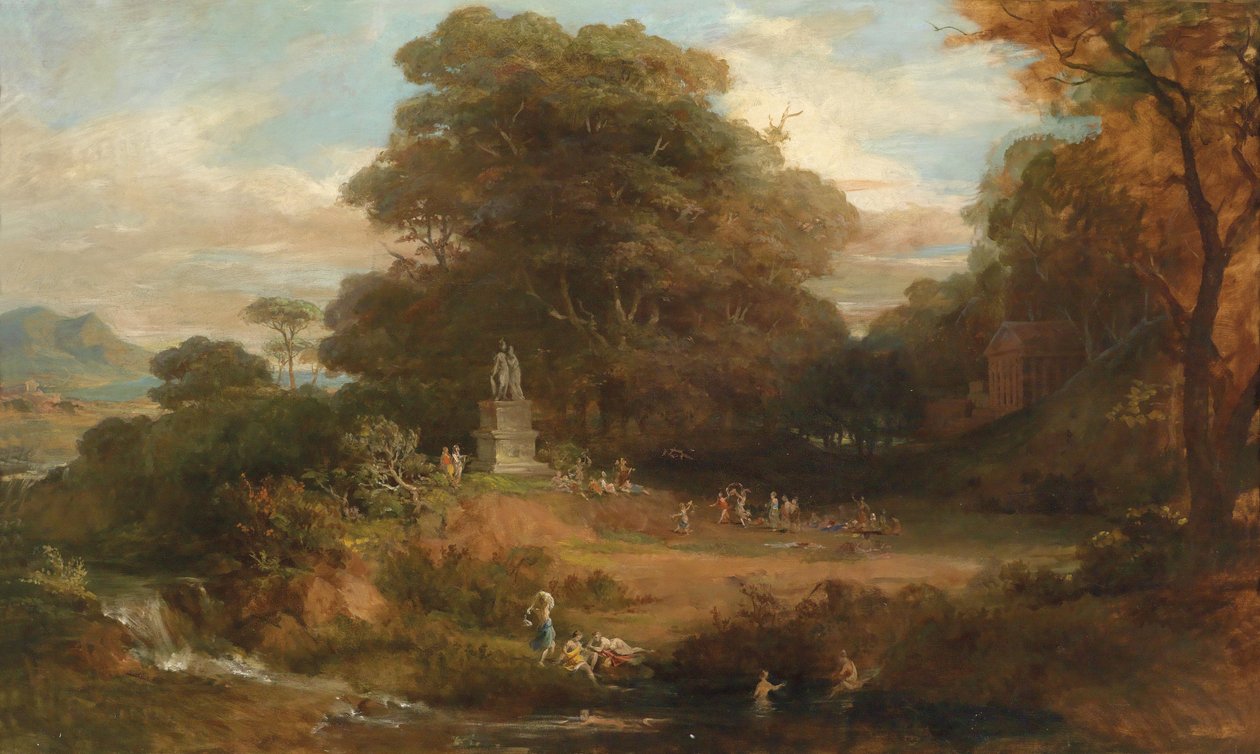 Paisagem ideal grega de Friedrich von Amerling
