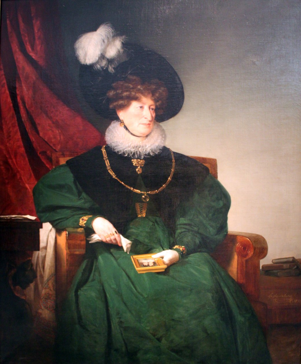 Retrato da dama Cecilie von Eskeles, b. Itzig em Viena de Friedrich von Amerling