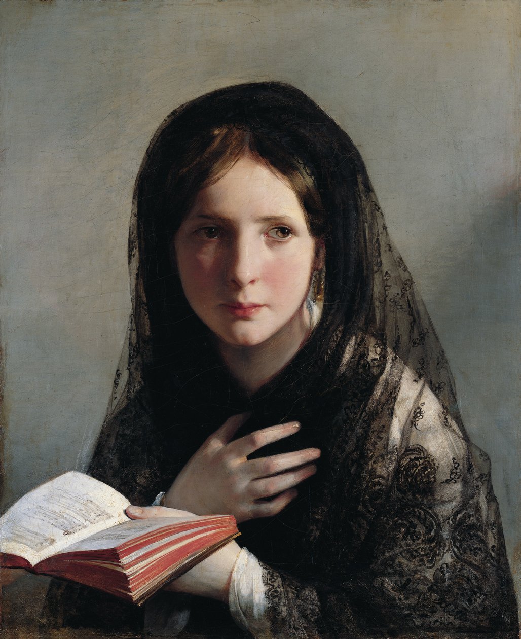 Perdido em sonhos de Friedrich von Amerling
