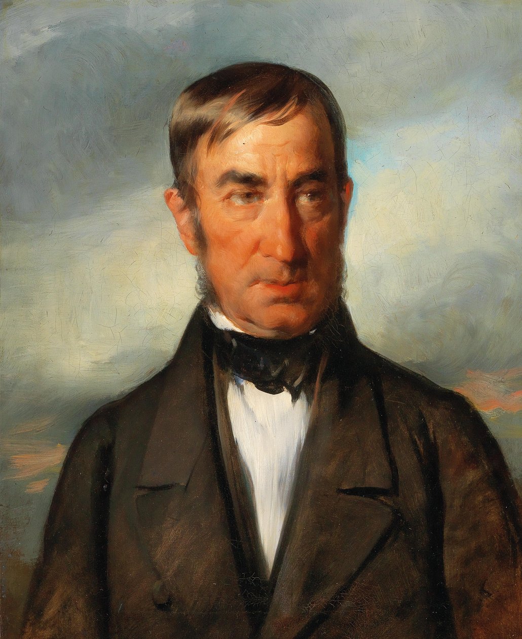 Retrato do proprietário do Brickyard Joseph Lager de Friedrich von Amerling