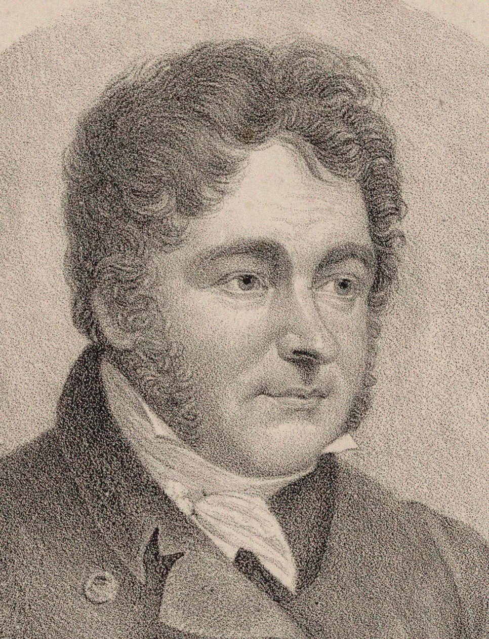 Retrato do compositor Johann Bernhard Logier 1777-1846. de Friedrich August Fricke