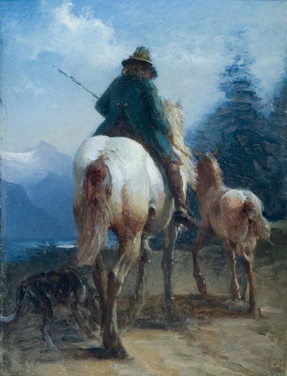 O regresso a casa de Friedrich August Mathias Gauermann