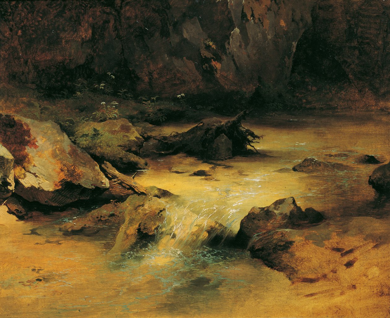 Wildbach de Friedrich August Mathias Gauermann