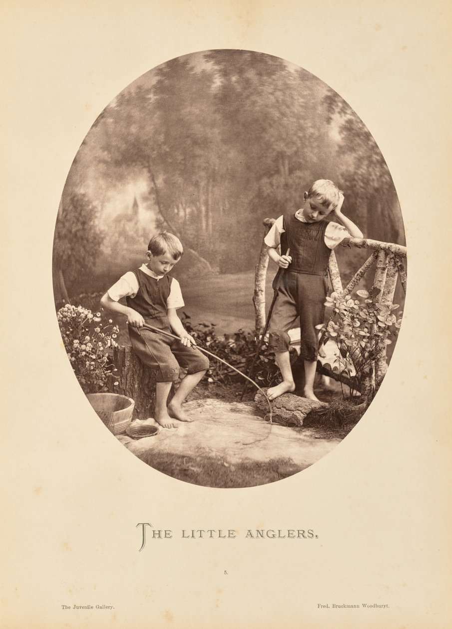 Os pequenos pescadores de Friedrich Bruckmann